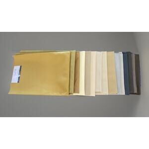 Lot Of 15 Fabric Samples Kravet Novasuede Neutral Assortment 25"x25" ret. 206 yd